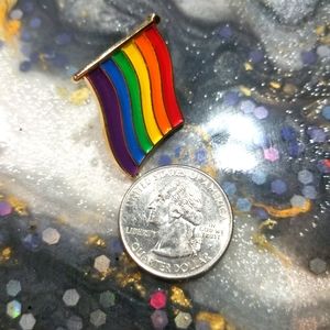 Rainbow Pride Roygbiv enamel Flag Pin